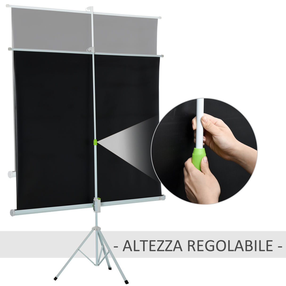 easycomfort easycomfort telo proiettore 84 pollici formato 43 con treppiedi ean 8054111849500