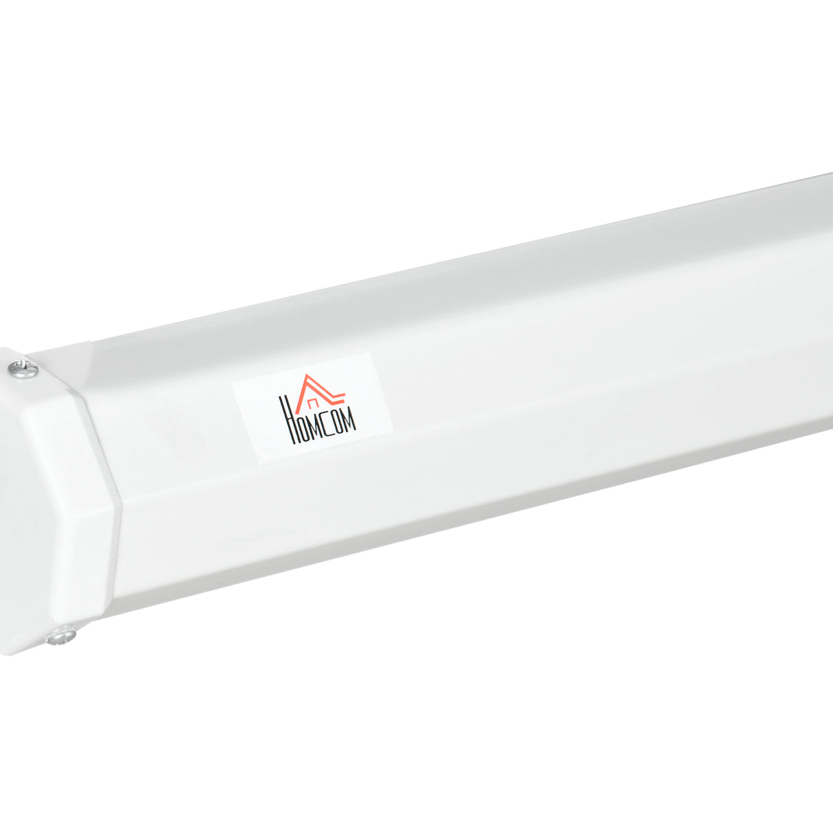 easycomfort easycomfort telo proiettore da 120 formato 43 in tessuto a rete plastica e metallo con treppiedi 244x183 cm bianco