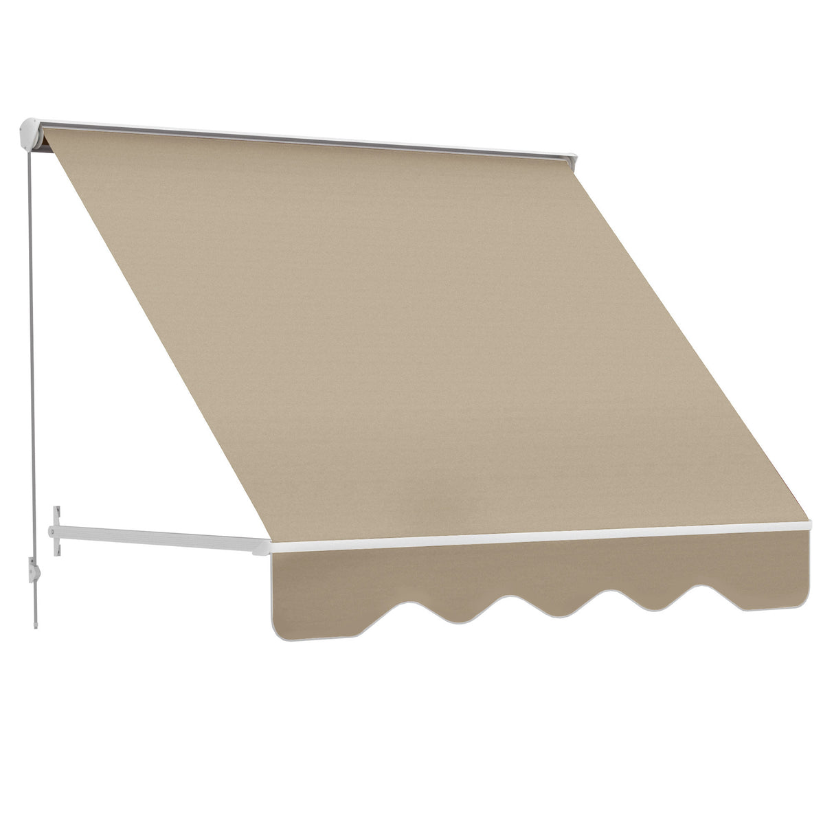 easycomfort easycomfort tenda da sole avvolgibile a parete a caduta beige 180x70cm ean 8054144132839