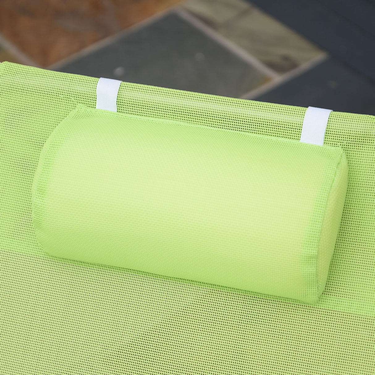 easycomfort easycomfort sdraio pieghevole reclinabile con cuscino da giardino spiaggia verde chiaro ean 8054111840361