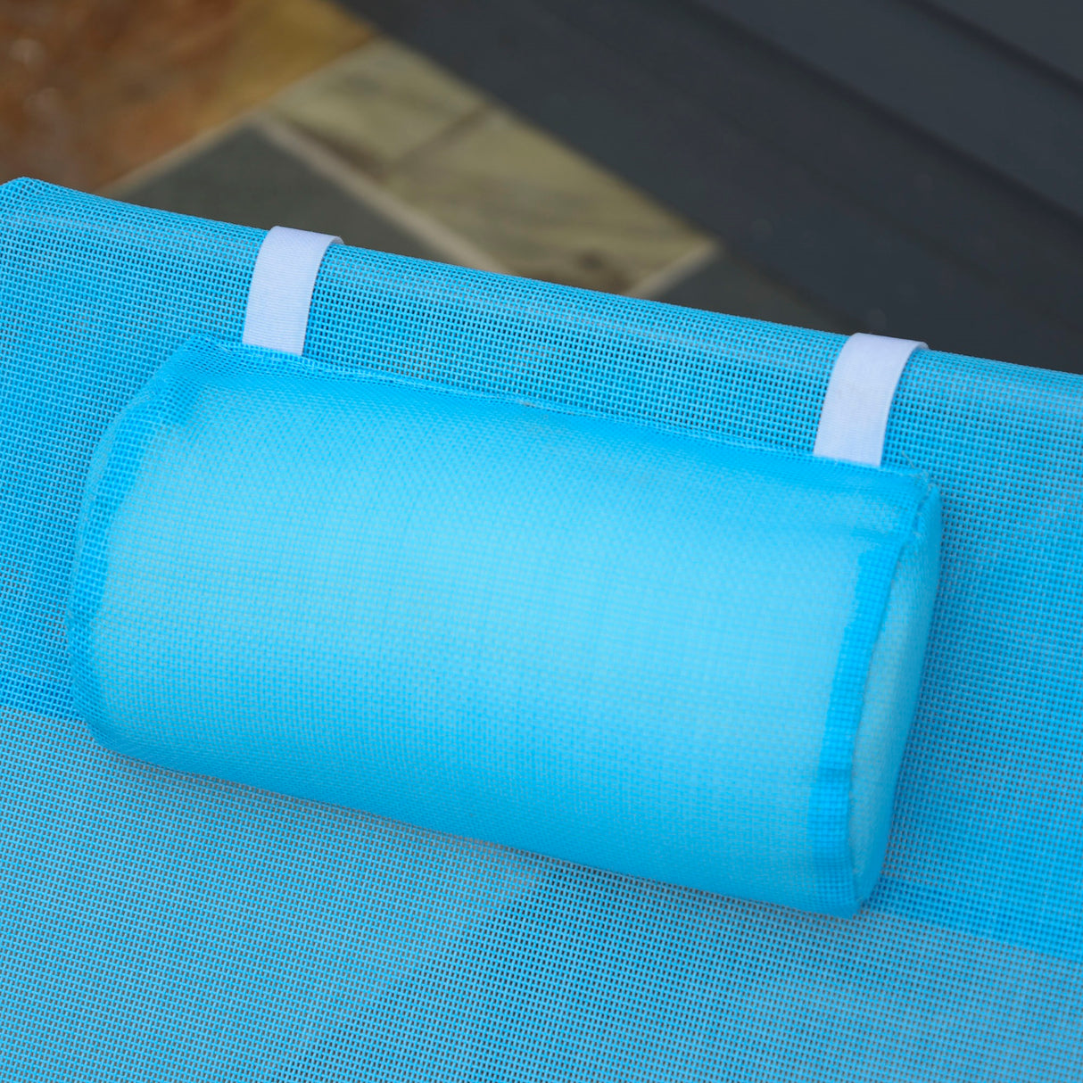 easycomfort easycomfort lettino prendisole pieghevole con schienale reclinabile e cuscino 182x56x24 5cm