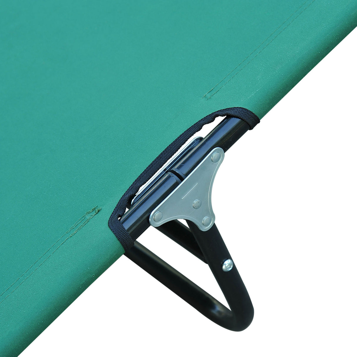 easycomfort easycomfort sdraio da giardino pieghevole con schienale reclinabile su 4 posizioni 190x56x28cm verde