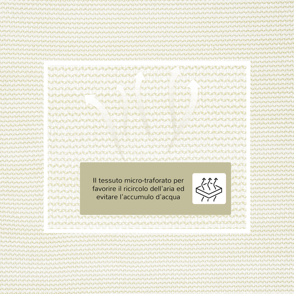 easycomfort easycomfort tenda da sole triangolare a vela bianco crema 3x3x3m ean 8054144131665