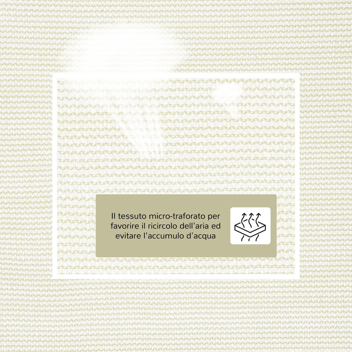 easycomfort easycomfort tenda da sole triangolare in hdpe crema 4x4x4m ean 8055776913674