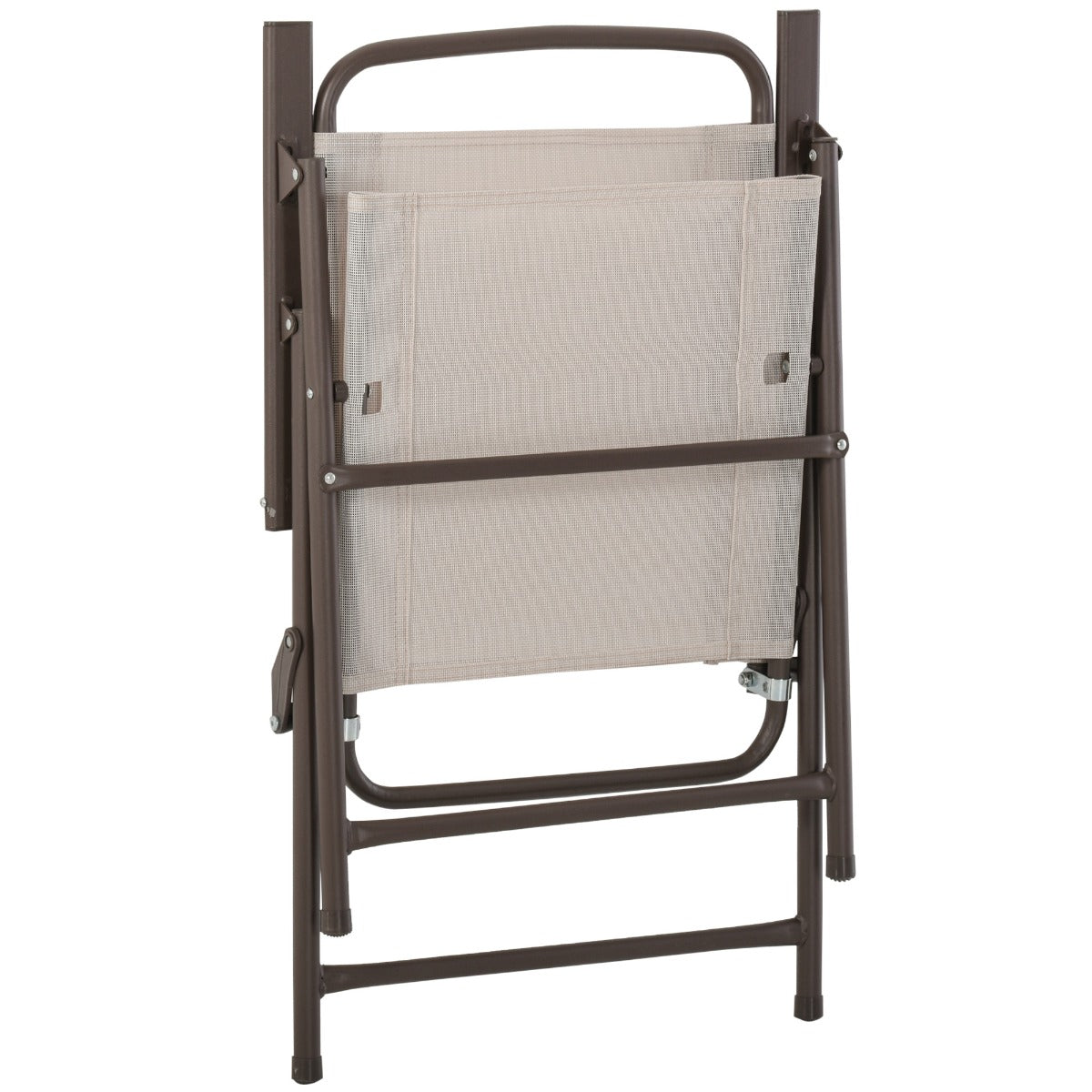 easycomfort easycomfort set mobili da giardino con tubi dacciaio 6 pezzi crema