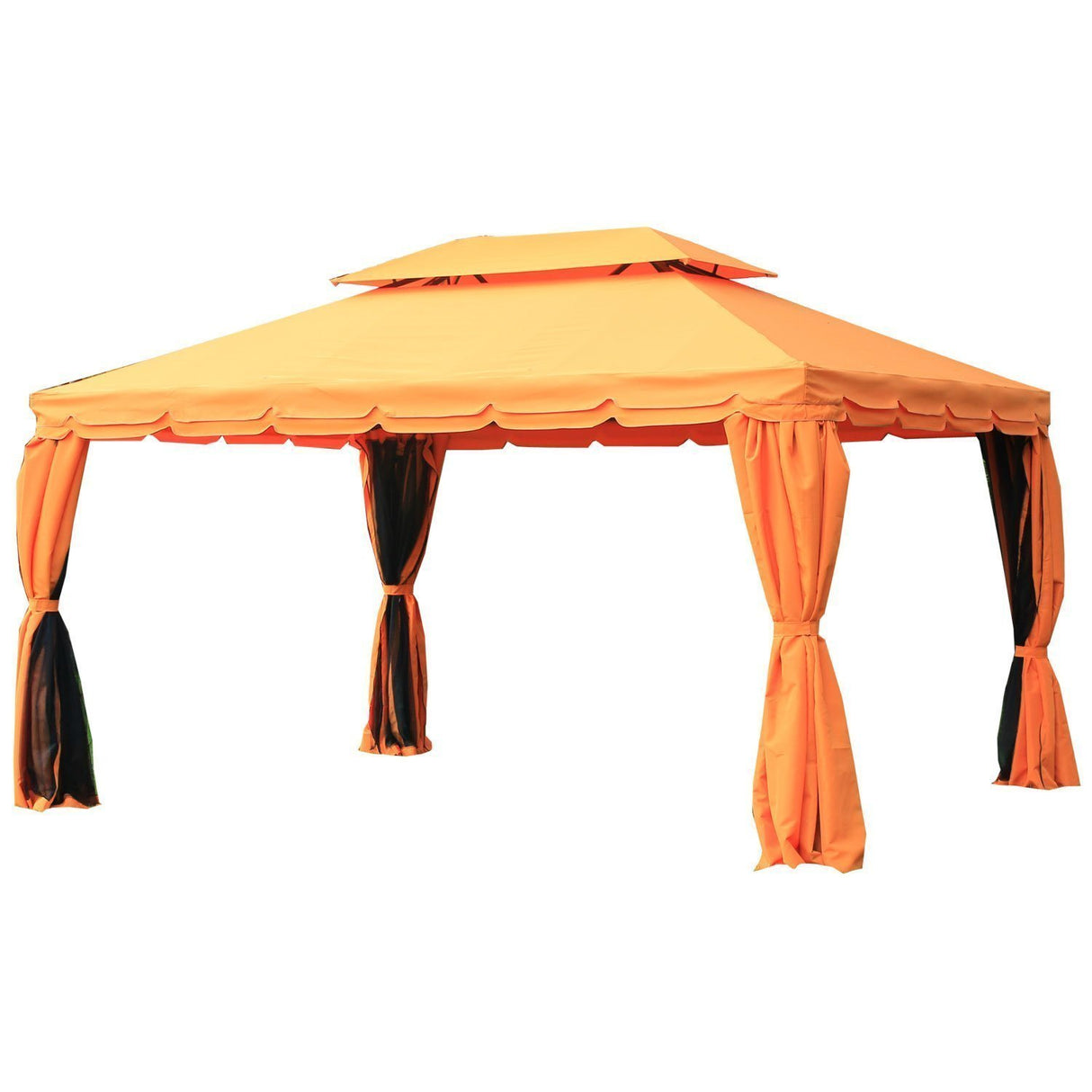 easycomfort easycomfort gazebo di lusso tendone da giardino con tettoia idrorepellente 3x4m ean 8054144138114