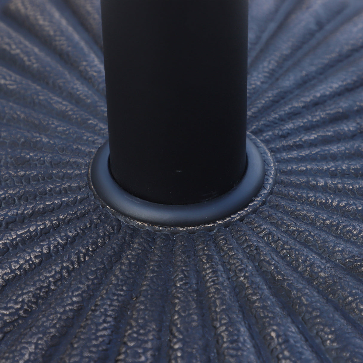 easycomfort easycomfort base per ombrellone diametro 38 48cm motivo floreale con manopola peso 15kg da giardino resina 49x32cm ean 8054144135366