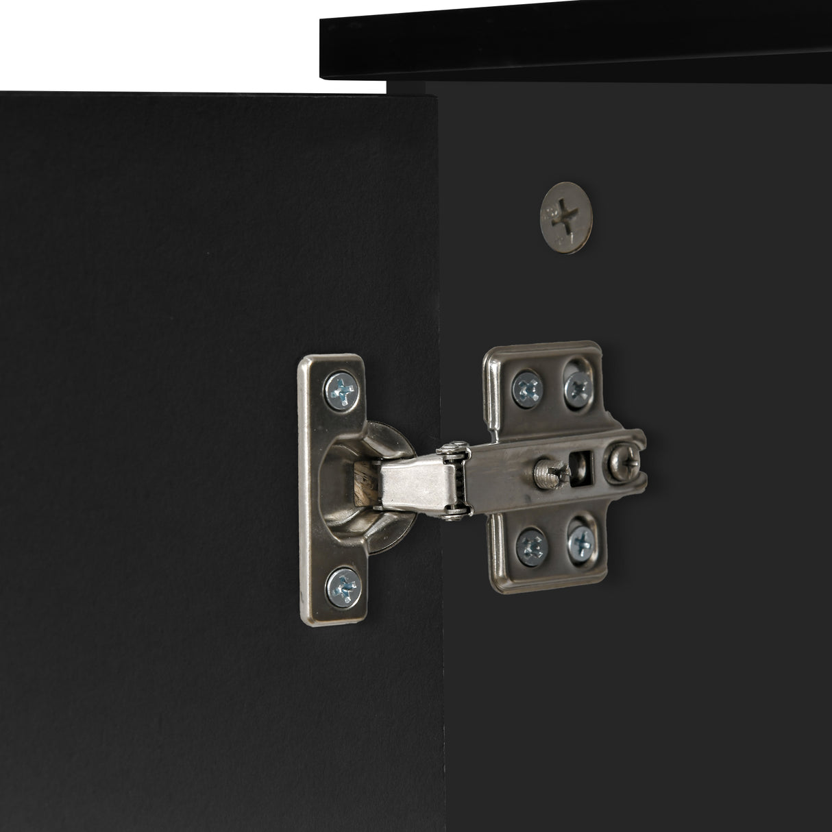 easycomfort easycomfort mobiletto consolle con ante e cassetti nero lucido 106 x 76 x 35 cm ean 8054111847377