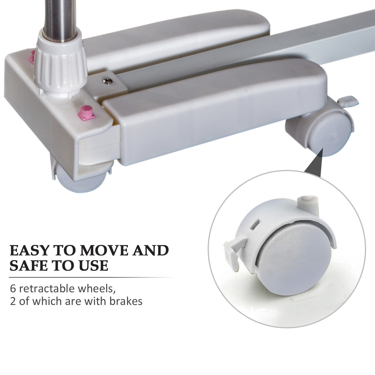 easycomfort easycomfort stendino verticale stendibiancheria pieghevole con 6 ruote e 4 ripiani regolabili ean 8054144135915