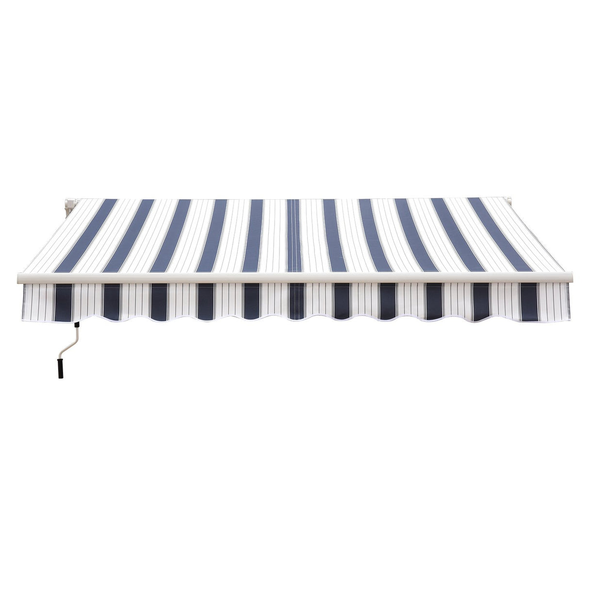 easycomfort easycomfort tenda da sole avvolgibile a parete manuale a righe blu e bianco 2 5x2m ean 8054144137445