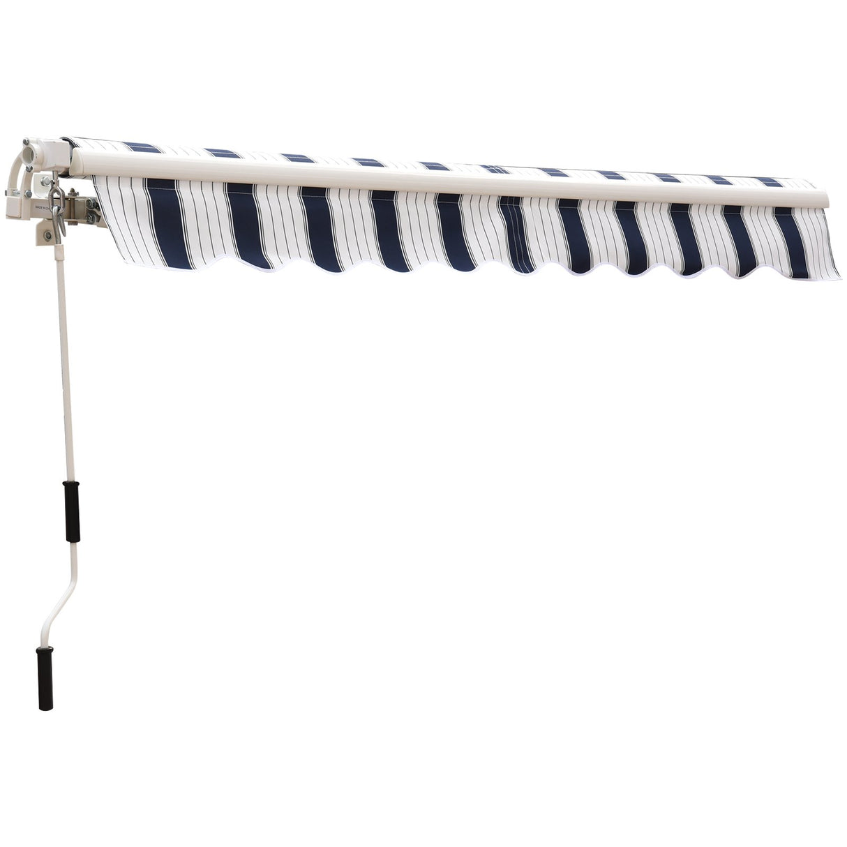 easycomfort easycomfort tenda da sole avvolgibile a parete manuale a righe blu e bianco 2 5x2m ean 8054144137445