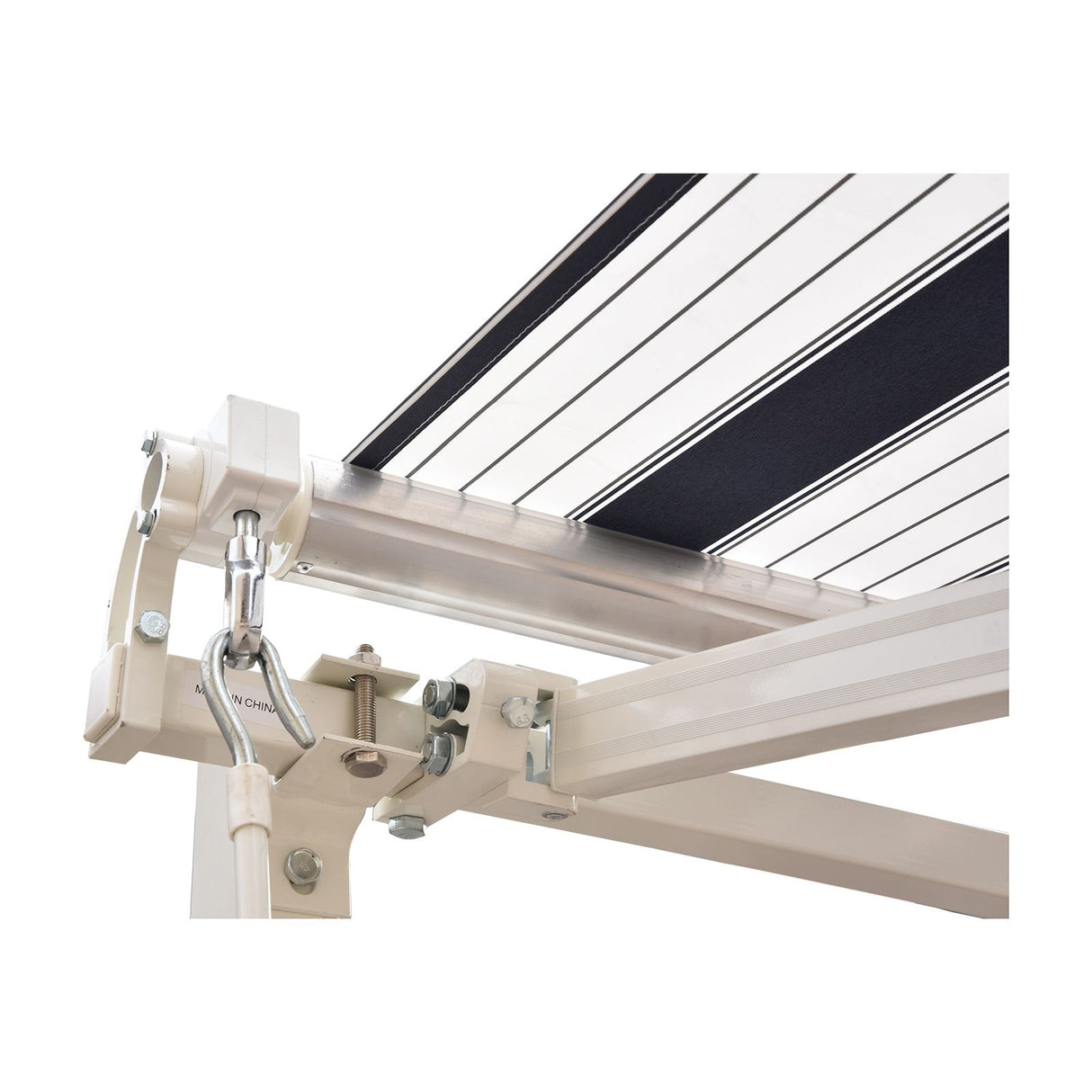 easycomfort easycomfort tenda da sole avvolgibile a parete manuale a righe blu e bianco 2 5x2m ean 8054144137445