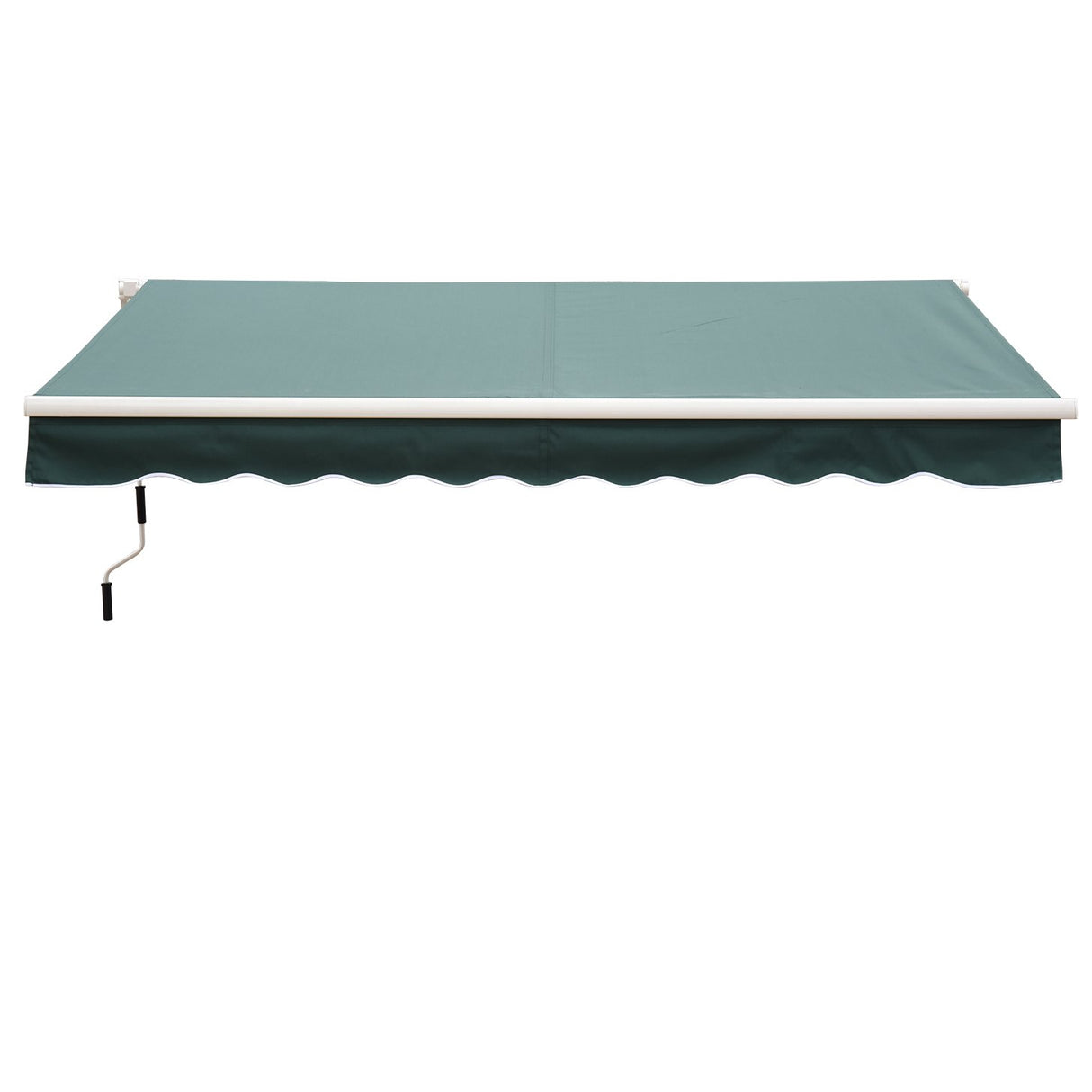 easycomfort easycomfort tenda da sole avvolgibile manuale a parete tessuto di poliestere 2.5 2m verde ean 8055776910932