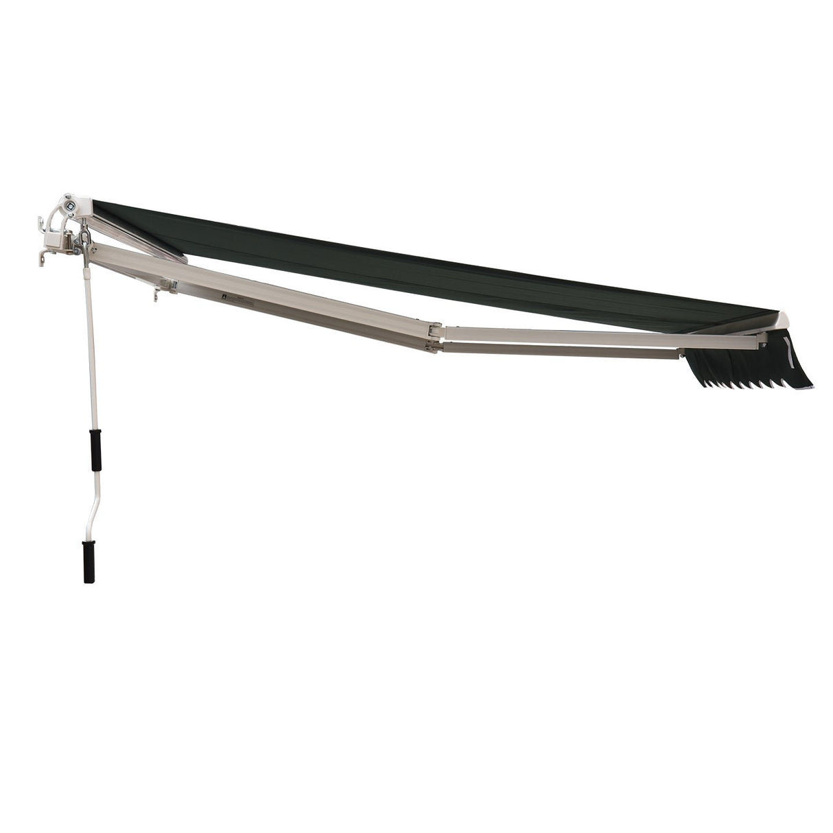 easycomfort easycomfort tenda da sole avvolgibile manuale a parete tessuto di poliestere 2.5 2m verde ean 8055776910932