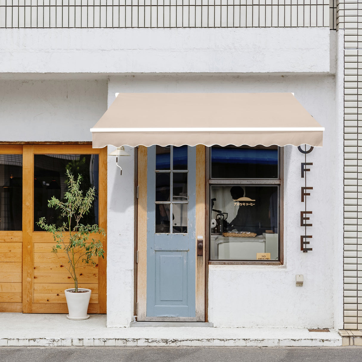 easycomfort easycomfort tenda da sole a bracci per esterno regolazione con manovella 300x250cm ean 8054144138312