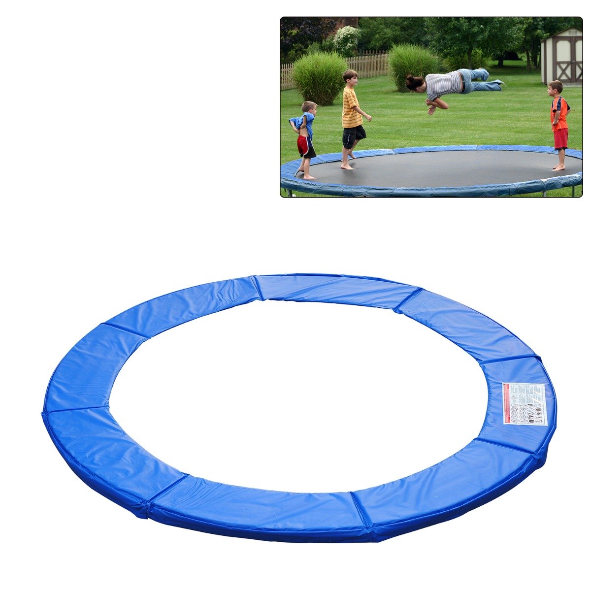 easycomfort easycomfort copertura bordo di protezione per trampolino elastico giaridno in pvc ean 8054111844093