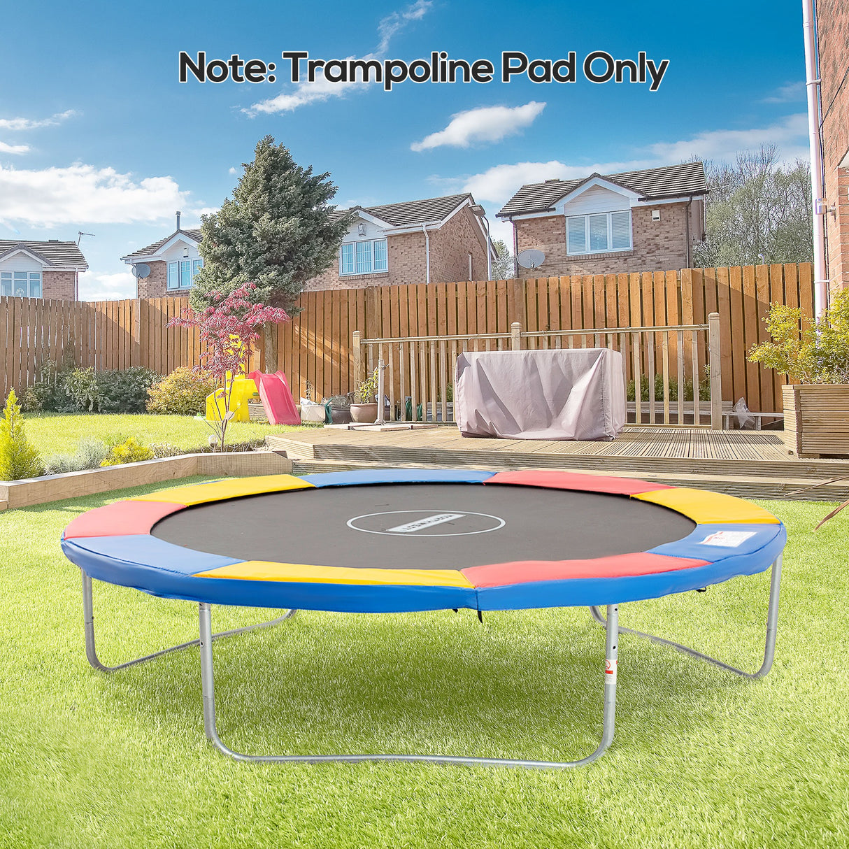 easycomfort easycomfort copertura bordo di protezione per trampolino elastico in pvc rosso blu giallo 305cm ean 8054111847964