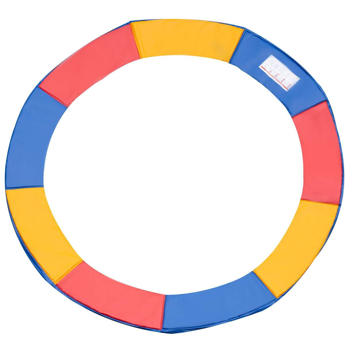 easycomfort easycomfort copertura bordo di protezione per trampolino elastico in pvc rosso blu giallo 305cm ean 8054111847964