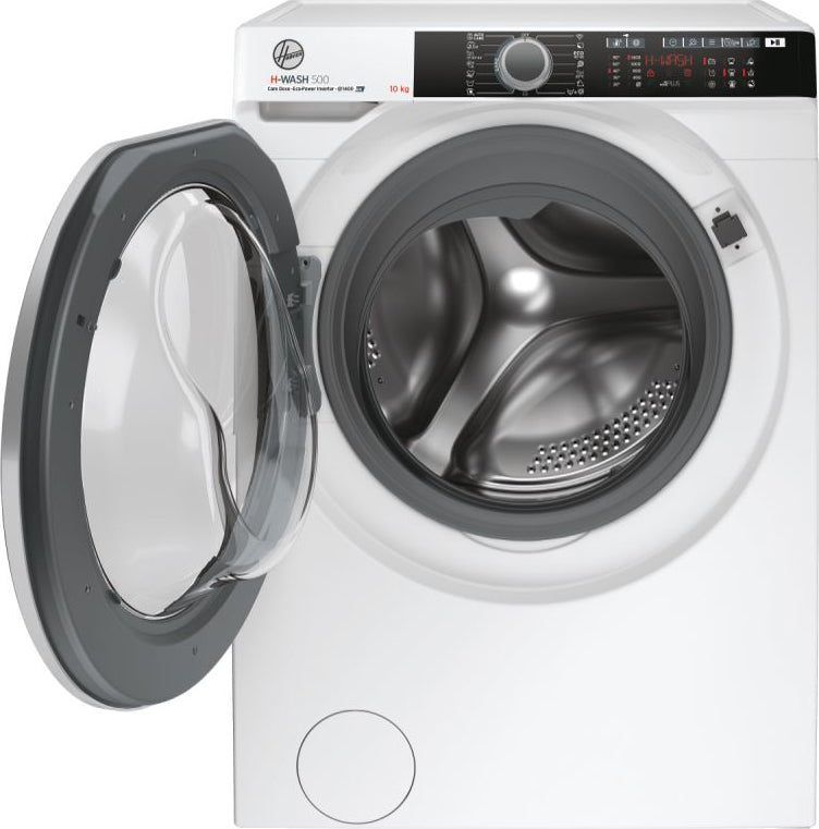 lavatrice a carico frontale hoover h wash 500 10 kg hwe 410ambs1 s classe a a85xl60xp59 1400 giri motore inverter e funzione vapore hwe410ambs ean 8059019002125