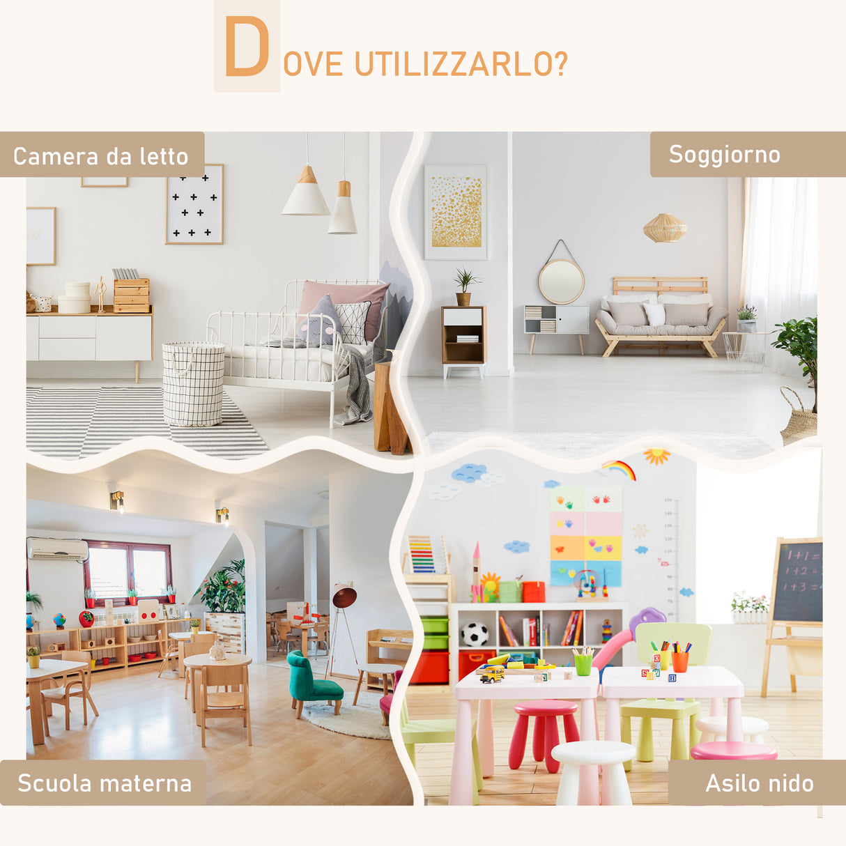 easycomfort easycomfort set tavolino con 2 sedie per bambini a forma di orsetto in legno grigio
