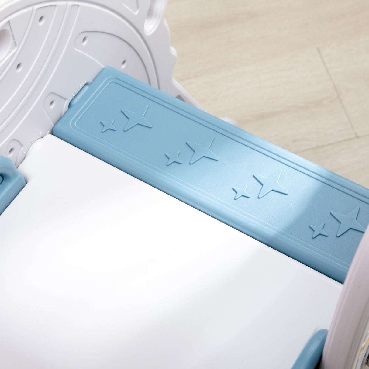 easycomfort easycomfort scivolo per bambini 18 36 mesi in pe e pp a tema spaziale con scale antiscivolo 157x46 5x80 cm