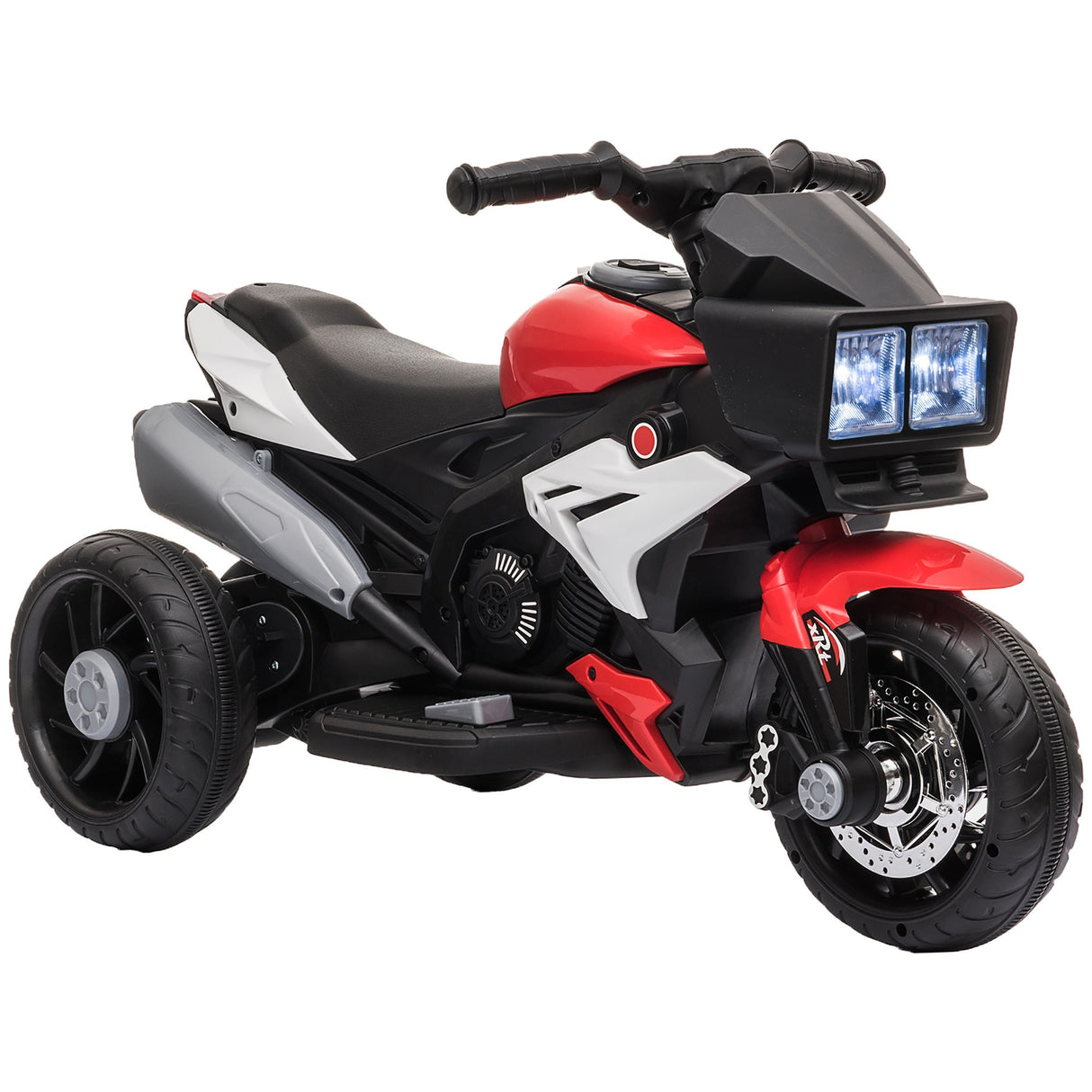 easycomfort easycomfort moto elettrica per bambini 3 5 anni max 25kg con 3 ruote luci e suoni batteria 6v rosso 86x42x52cm