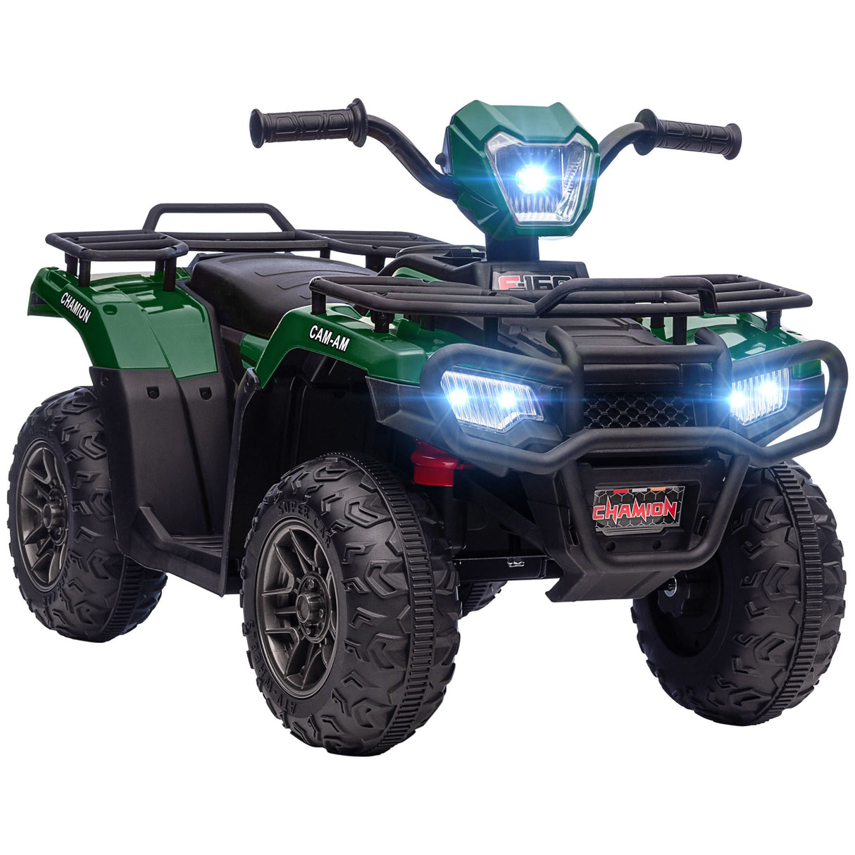 easycomfort easycomfort quad per bambini 3 6 anni con 3 luci led velocita max 4kmh e 50 minuti max di carica 88x45x50 cm