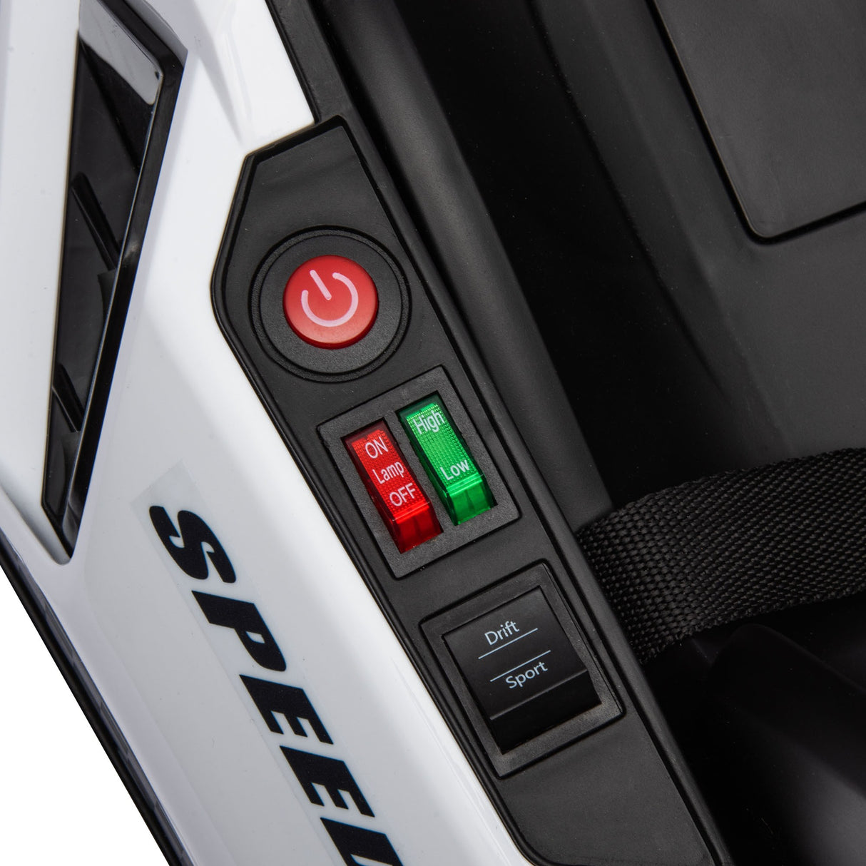 easycomfort easycomfort go kart elettrico per bambini 6 12 anni 24v 12kmh con seggiolino regolabile bianco