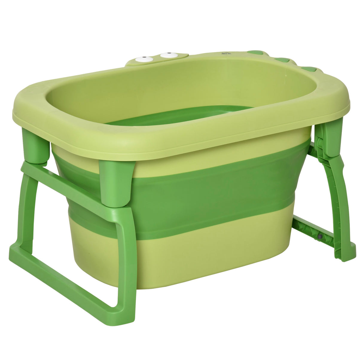 easycomfort easycomfort vaschetta bagnetto pieghevole per bimbi 0 6 anni in plastica antiscivolo verde 75 3x55 4x43cm