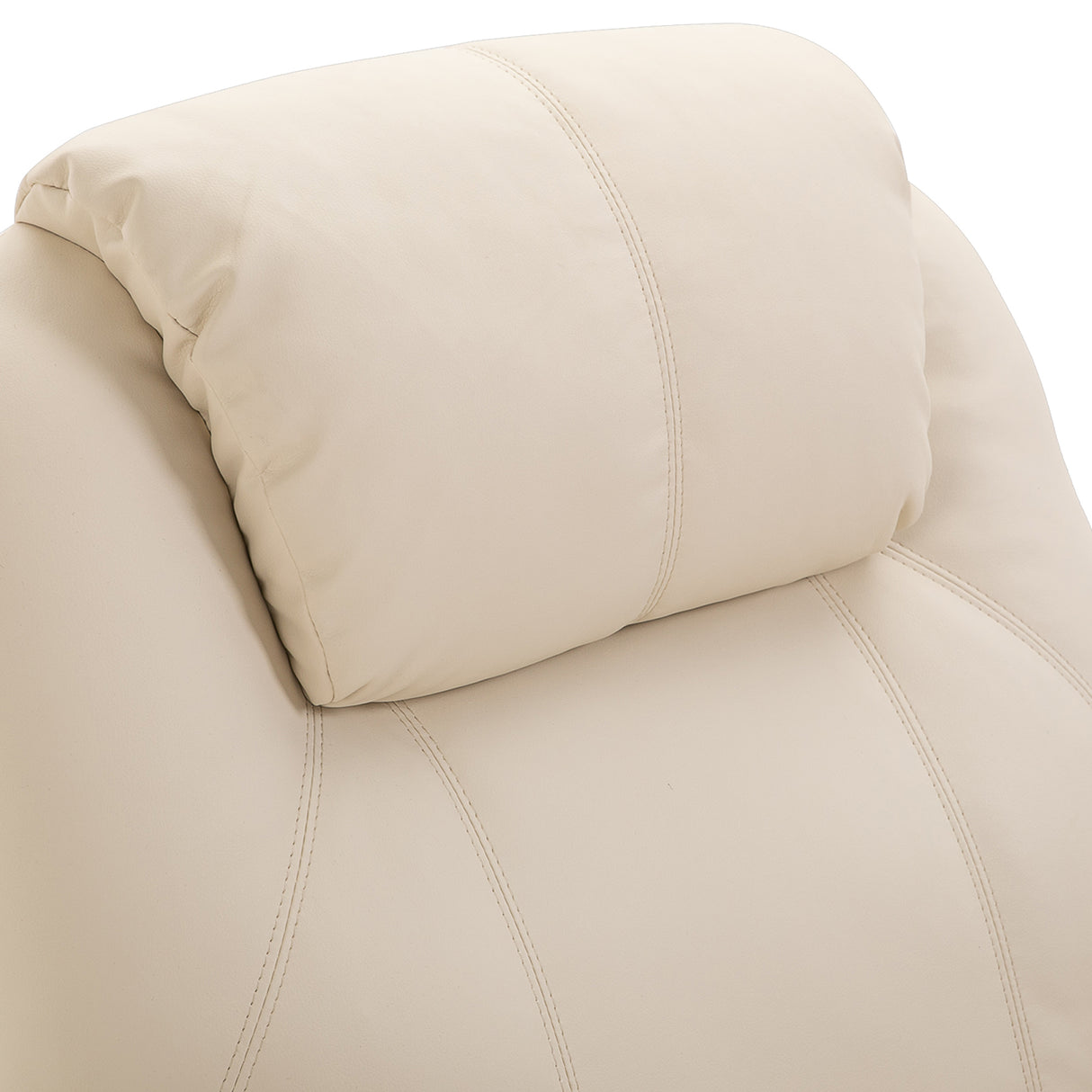 easycomfort easycomfort poltrona relax massaggiante con 8 punti 5 modalita e 2 intensita poltrona massaggiante elettrica reclinabile con poggiapiedi e girevole 84x92x109cm crema