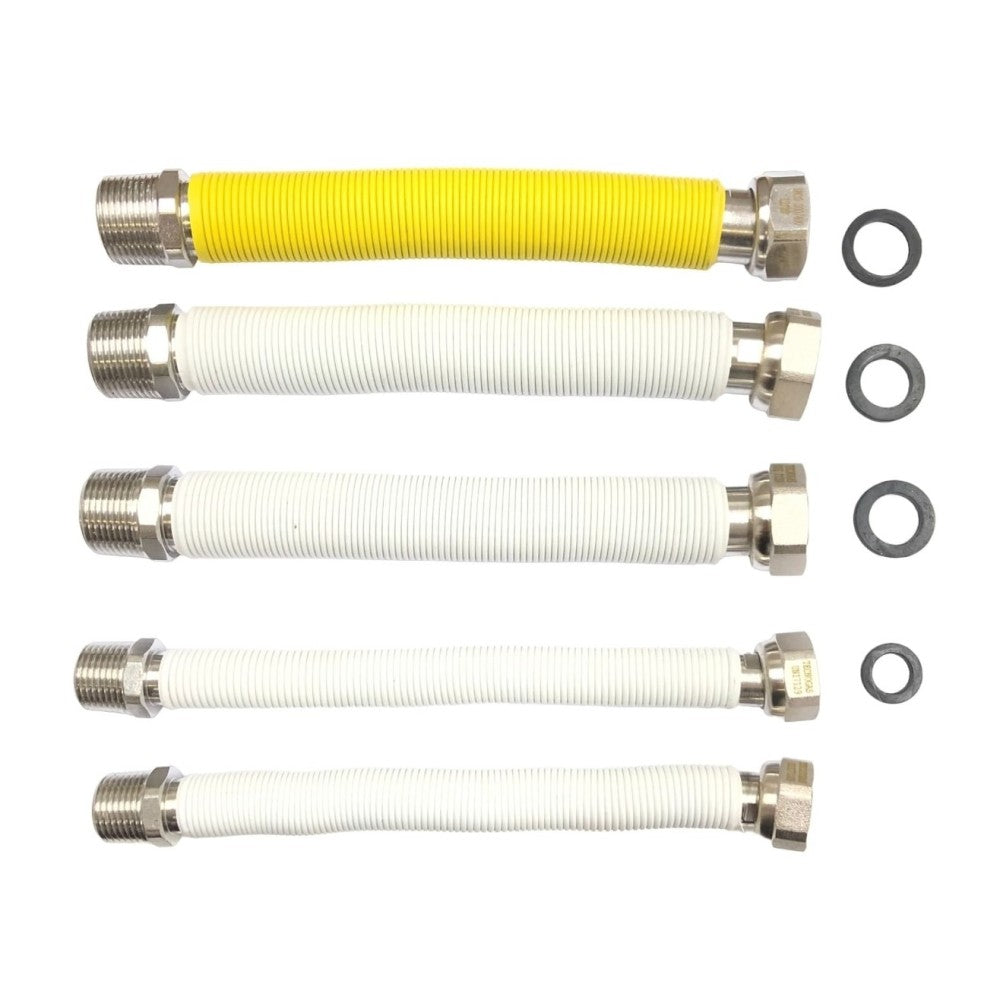 rbm kit raccordi flessibili certificato allacciamento cona per caldaie murali