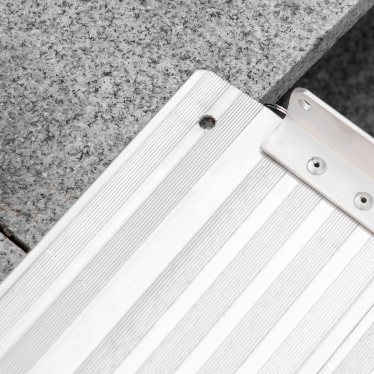 easycomfort easycomfort rampa per sedia a rotelle in lega di alluminio antiscivolo capacita 272kg 183x72x5cm