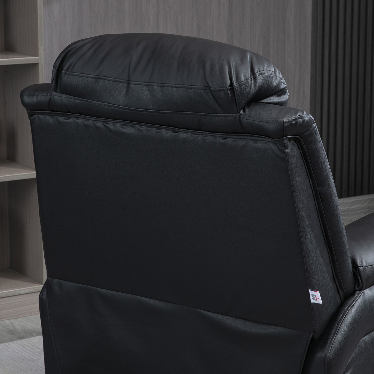 easycomfort easycomfort poltrona reclinabile alzapersona elettrica con imbottitura spessa e telecomando 96x93x105 cm nero