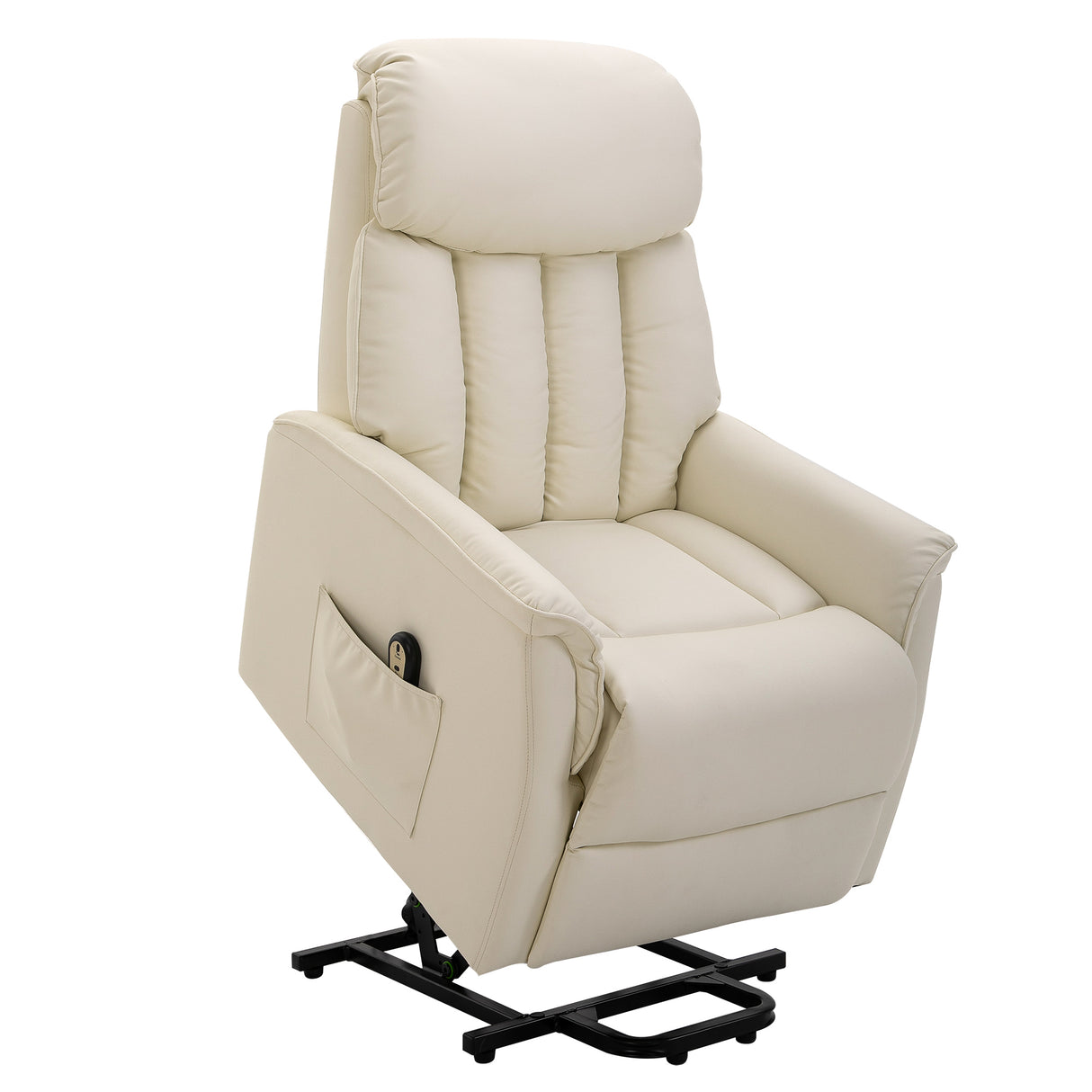 easycomfort easycomfort poltrona relax alzapersone con telecomando reclinabile con poggiapiedi crema ean 8055776913964