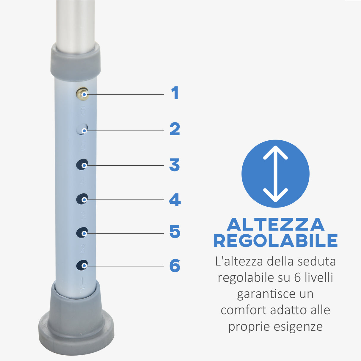 easycomfort easycomfort sedia per doccia e vasca da bagno con braccioli e altezza regolabile ean 8054111847520