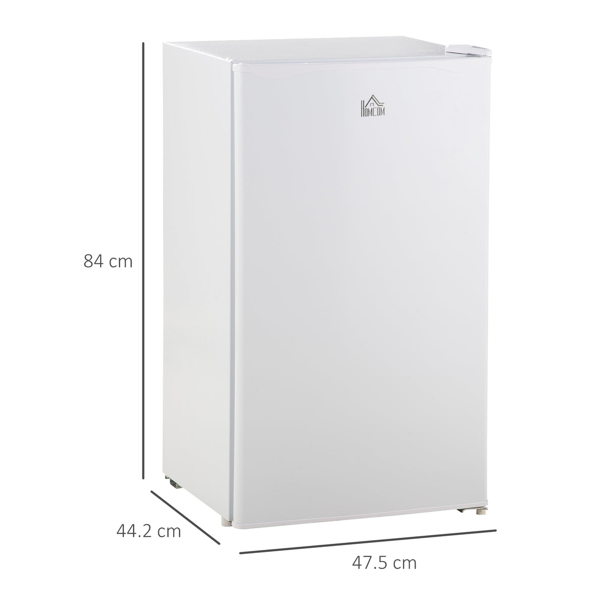 easycomfort easycomfort frigo portatile 91l con termostato regolabile scaffali a parete ripiani e 1 cassetto 47.5x44.2x84 cm