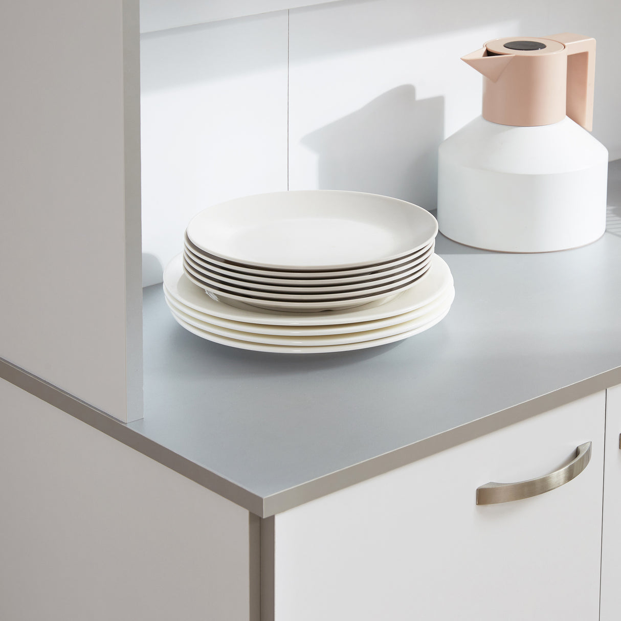 easycomfort easycomfort armadio con pensili da cucina in legno bianco 101x39x180cm