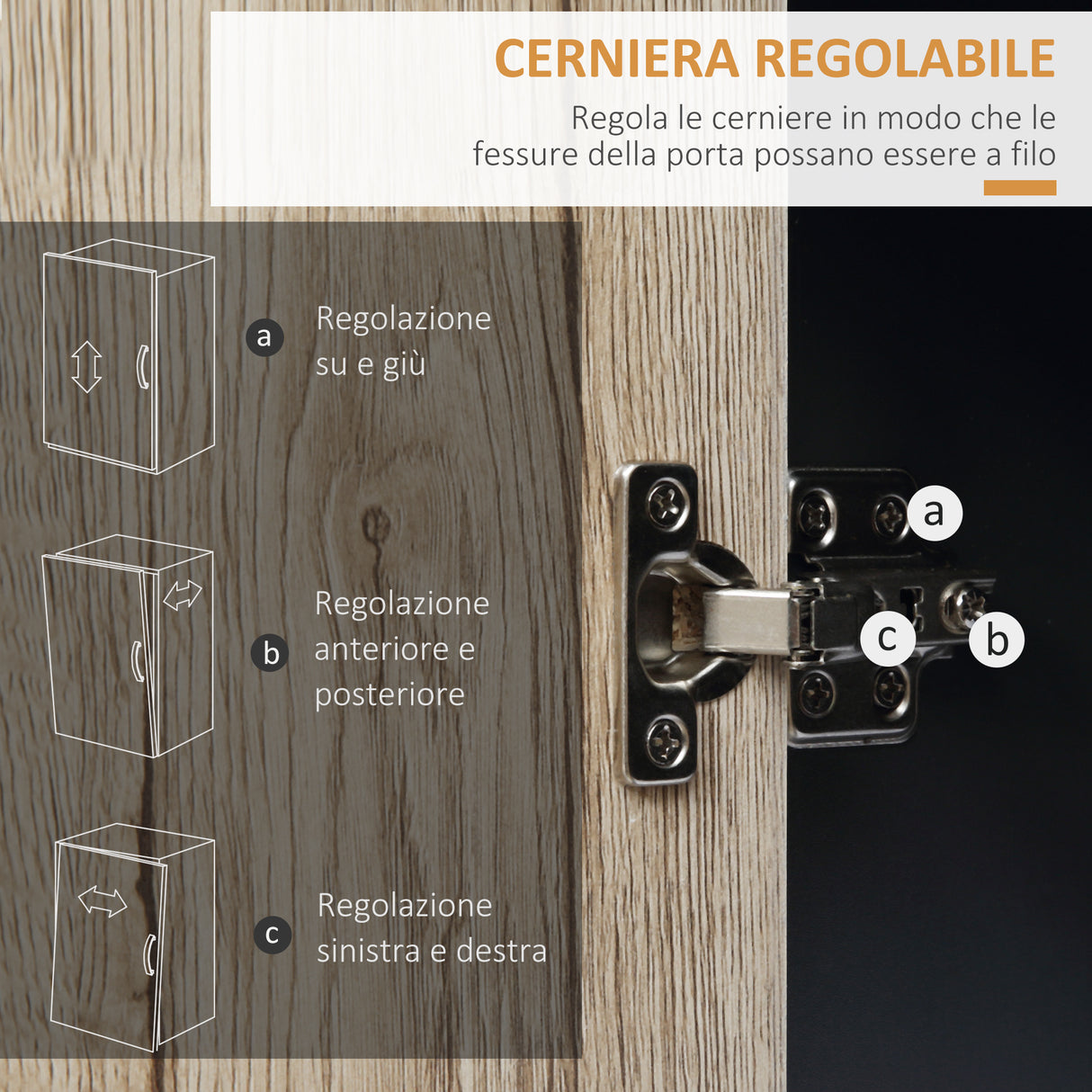 easycomfort easycomfort mobiletto ausiliario da cucina multiuso in legno con ruote 80x39x86 5cm ean 8054111849906