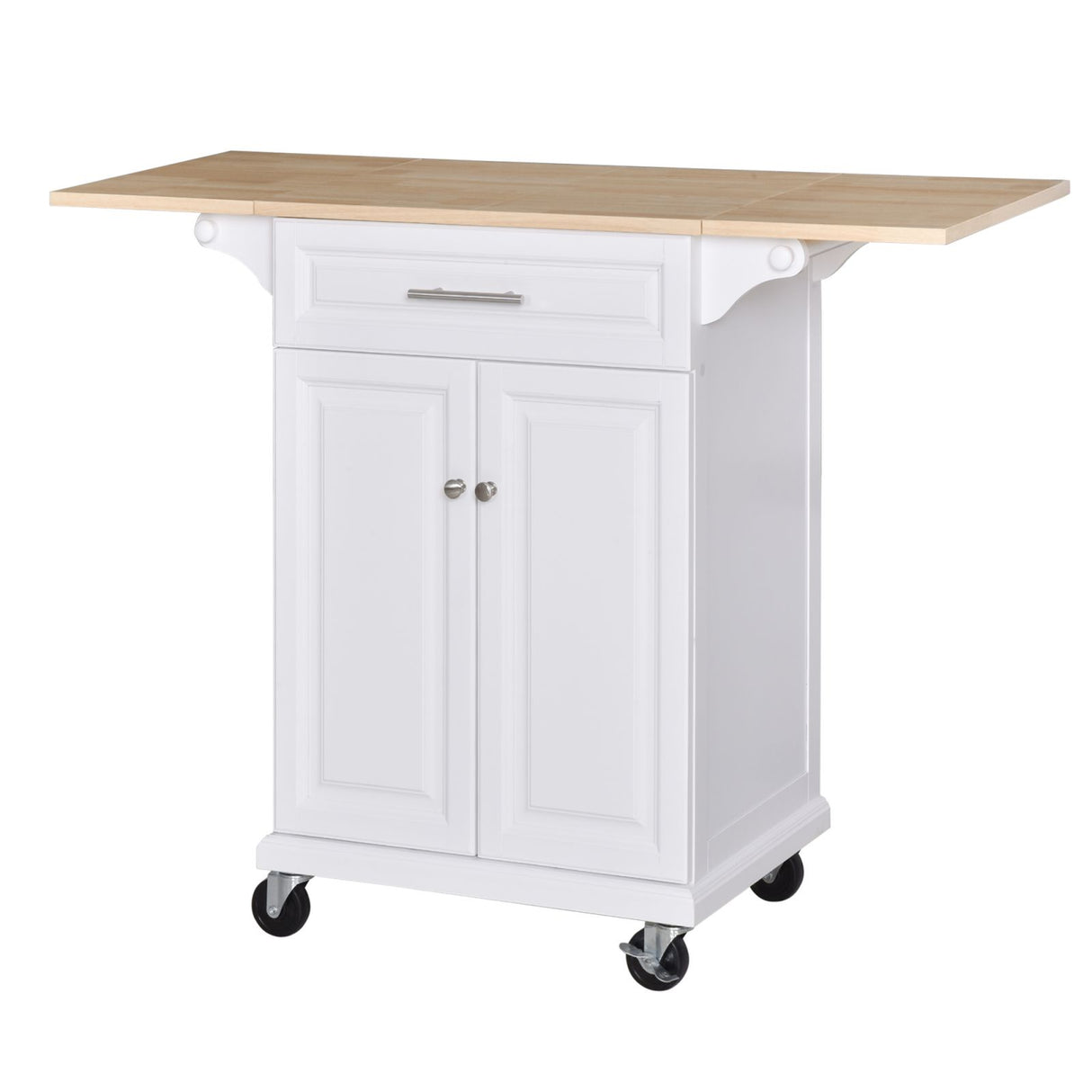 easycomfort easycomfort carrello da cucina espandibile in legno bianco con 1 cassetto e 1 armadietto ean 8055776910260
