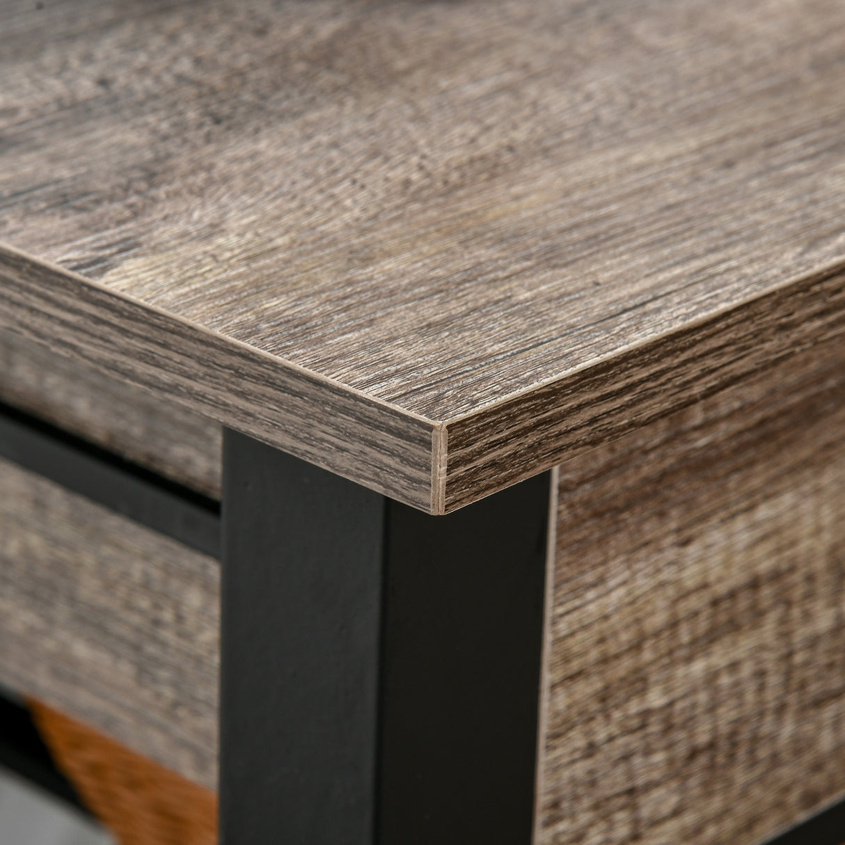 easycomfort easycomfort carrello da cucina portavivande legno truciolato 60x50x84.5cm marrone