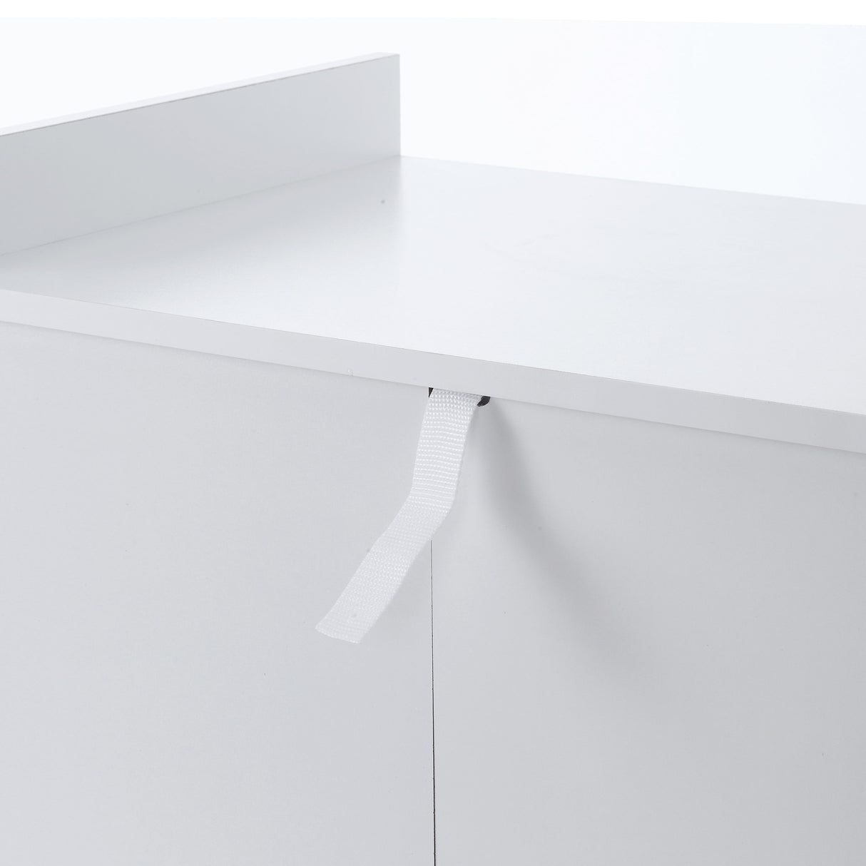 easycomfort easycomfort carrello da cucina portavivande per microonde con cassetto armadietto e 4 ruote in legno 60x40x77cm biancorovere