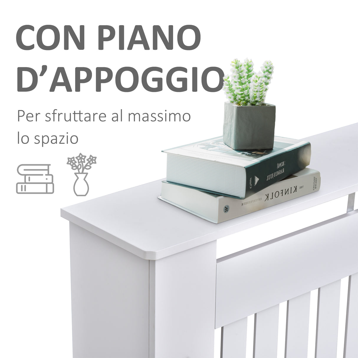 easycomfort easycomfort copritermosifone in legno mdf bianco 172x19x81cm ean 8054144130736