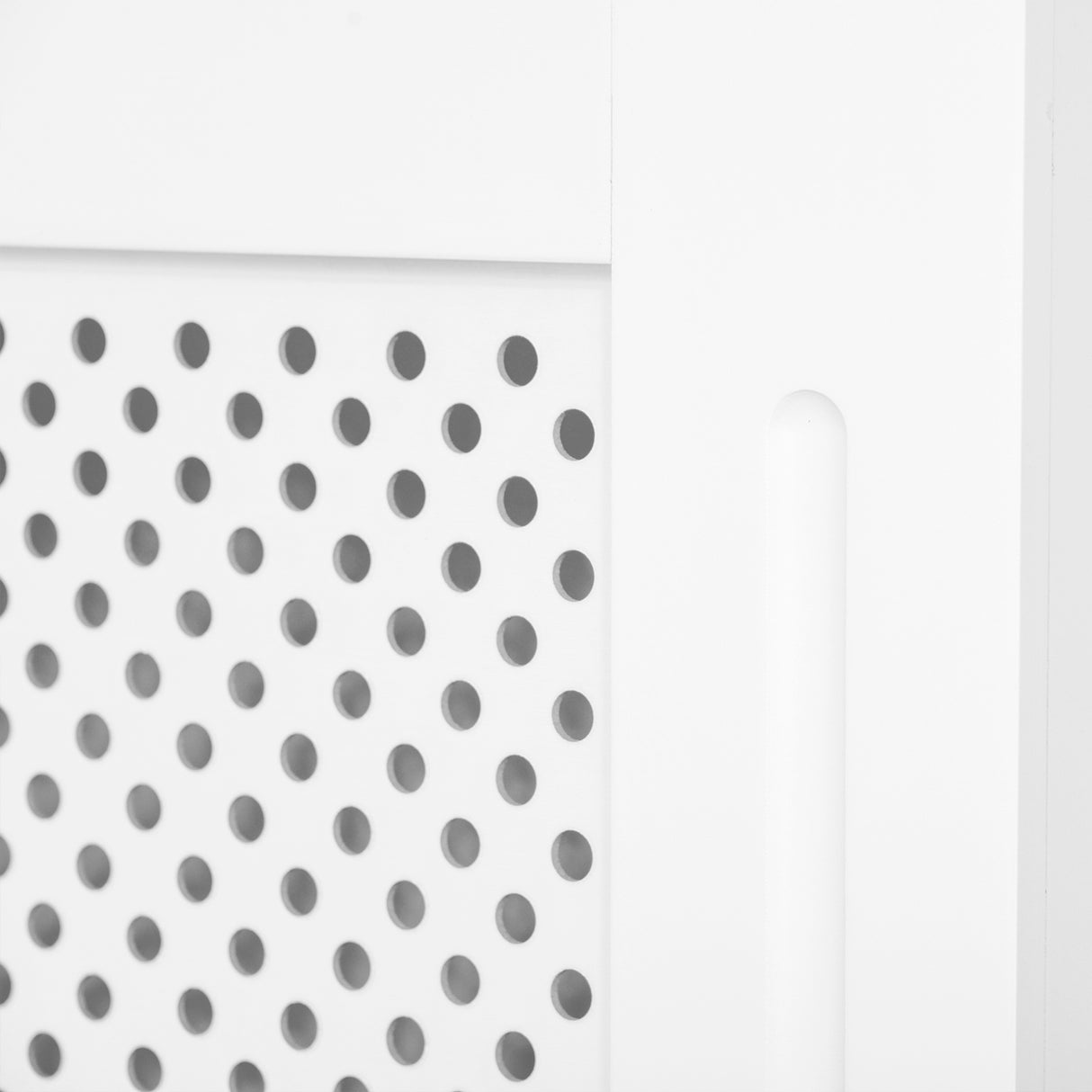 easycomfort easycomfort copritermosifone in legno a griglia bianco 151 5x82x19cm