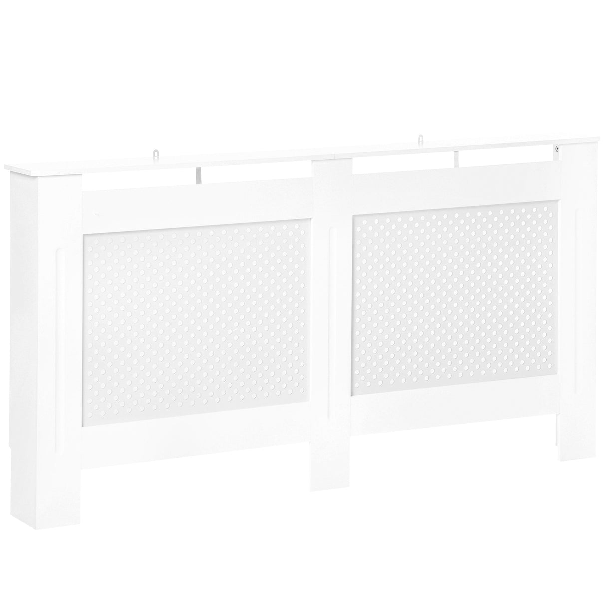 easycomfort easycomfort copritermosifone in legno a griglia bianco 151 5x82x19cm
