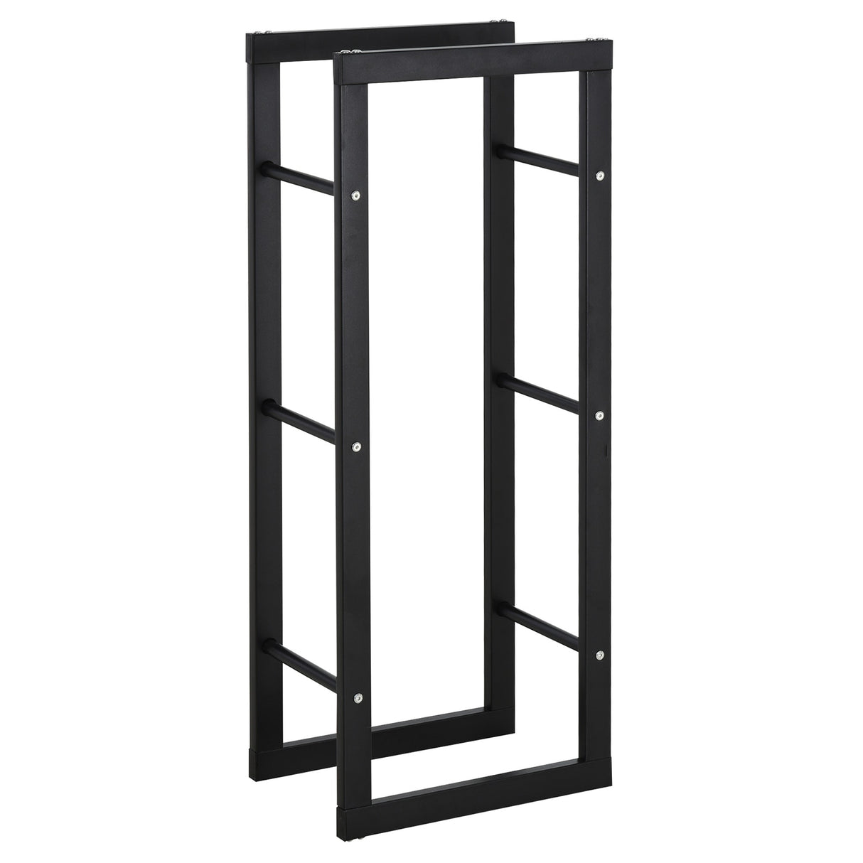 easycomfort easycomfort scaffale legnaia per interno ed esterno nero 40x25x100cm ean 8054111845205