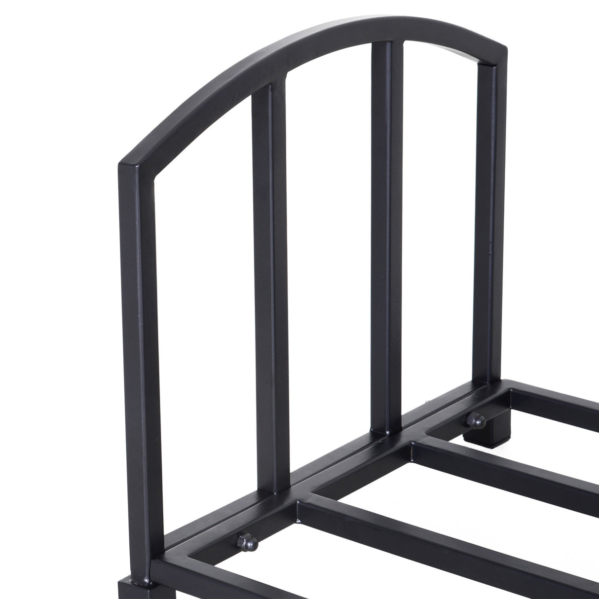 easycomfort easycomfort portalegna da interno ed esterno in metallo con ganci e 4 attrezzi per camino inclusi nero