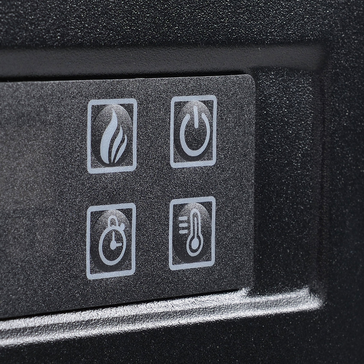 easycomfort easycomfort camino elettrico a parete con effetto fiamma e timer copertura 37m bianco