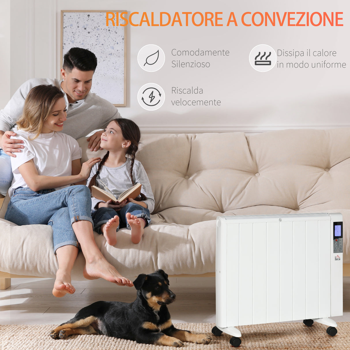 easycomfort easycomfort stufetta elettrica da 10002000w con timer e impostazioni di calore per stanze max 15 m 75x31x66 5 cm bianco
