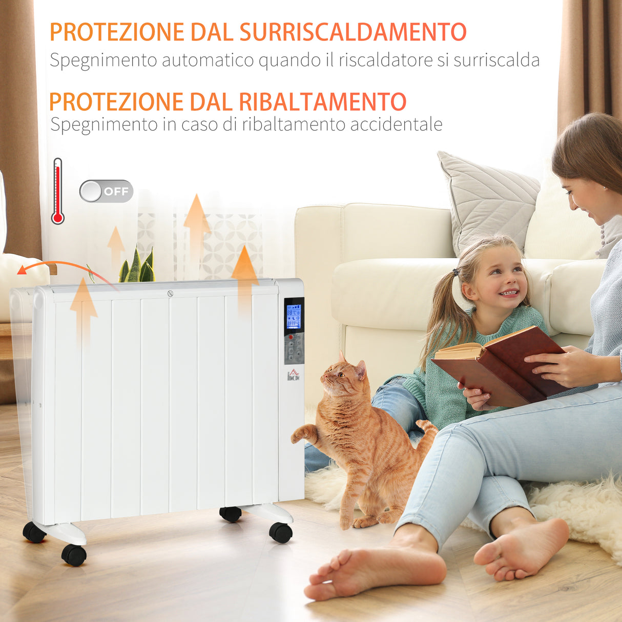 easycomfort easycomfort stufetta elettrica da 10002000w con timer e impostazioni di calore per stanze max 15 m 75x31x66 5 cm bianco