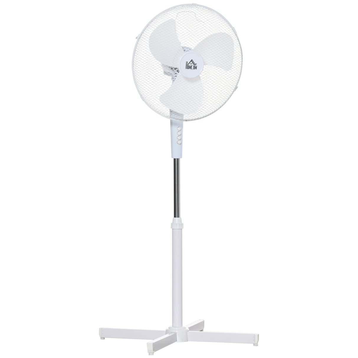 easycomfort easycomfort ventilatore a piantana a 3 velocita con inclinazione a 80 60x60x90 120cm